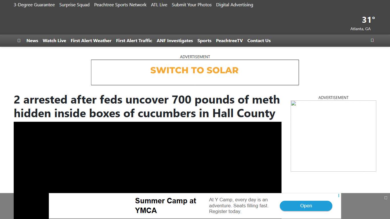 2 arrested after feds uncover 700 pounds of meth hidden inside boxes of cucumbers in Hall County